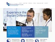 Tablet Screenshot of boylanhealthcare.com